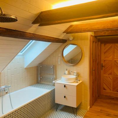 Koupelna v podkroví